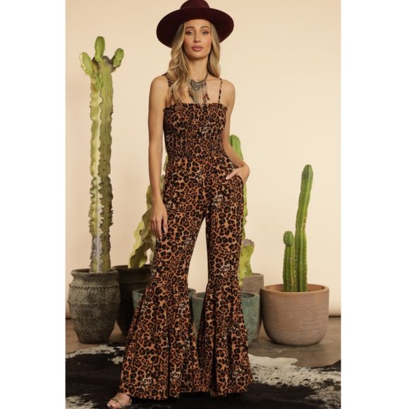 Pants - ✨ LAST ONE ✨ Leopard Print Jumpsuit